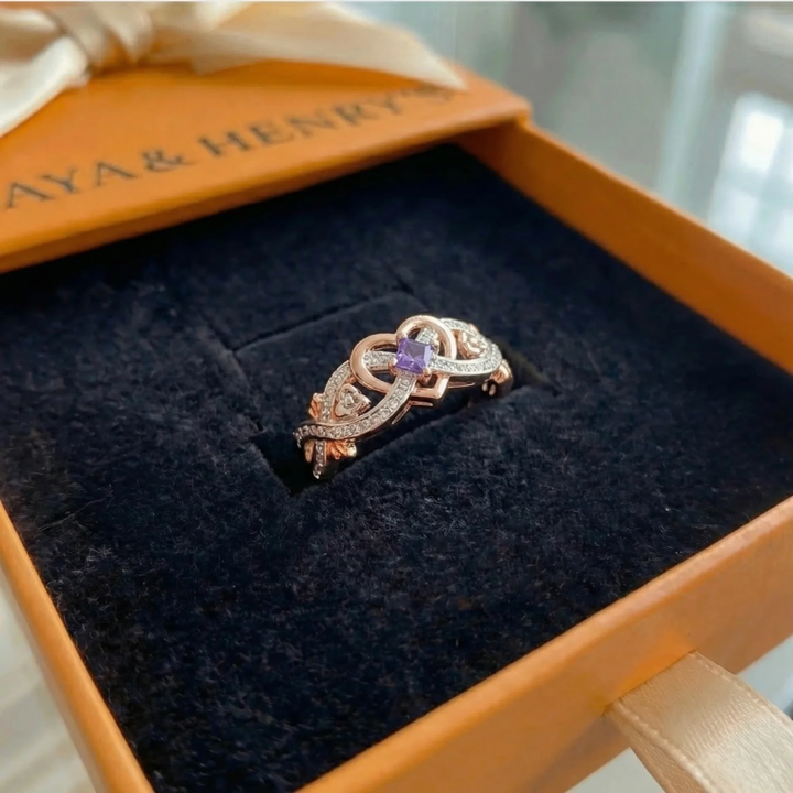 Violetheart Gold &amp; Silver Ring | Mixed Gold