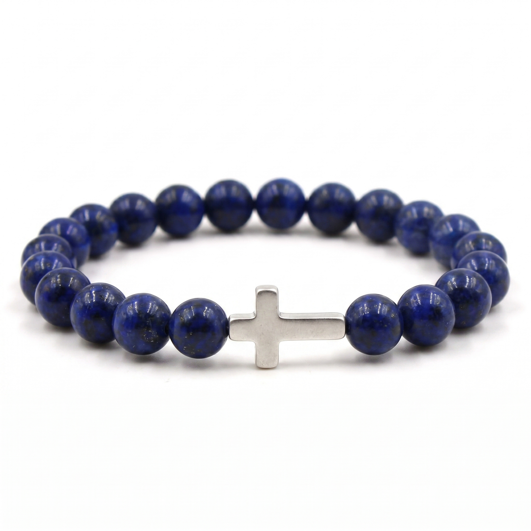 Midnight Cross Bracelet