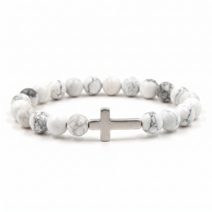 Cloud Cross Bracelet